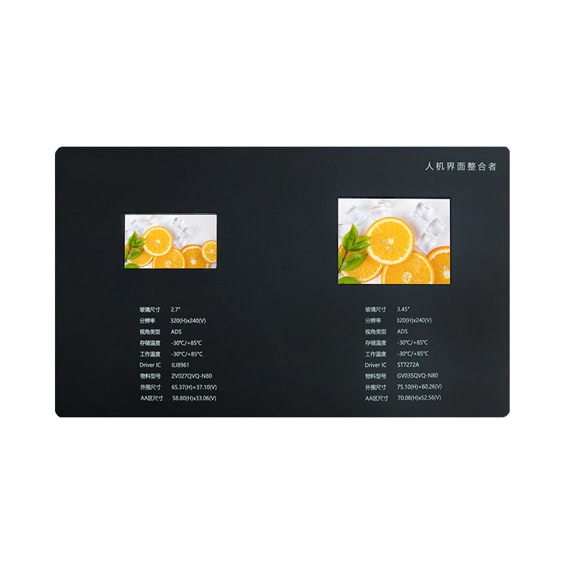 Layar LCD Persegi 2,7”,3,45”.