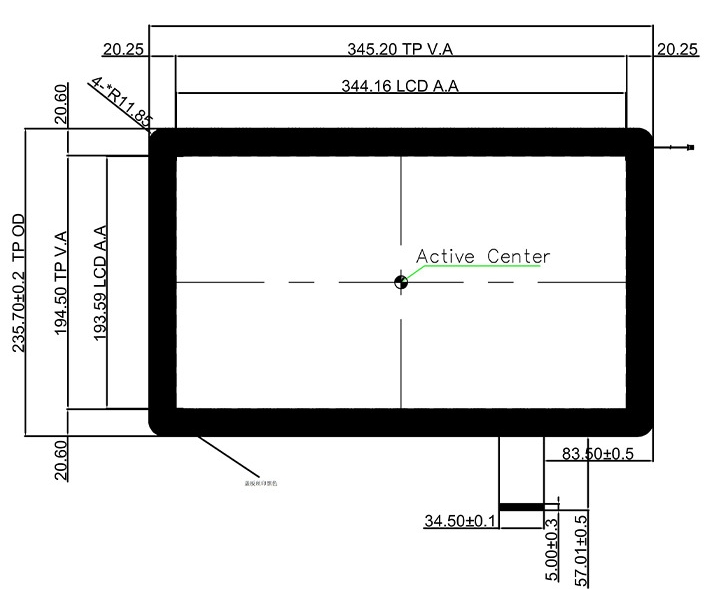 15 6 Inch Tft With Usb Touch Monitor