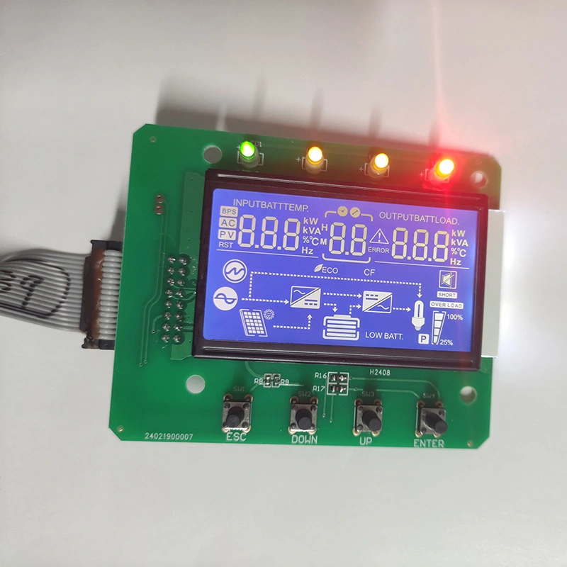 Modul Tampilan LCD Segmen Monokrom